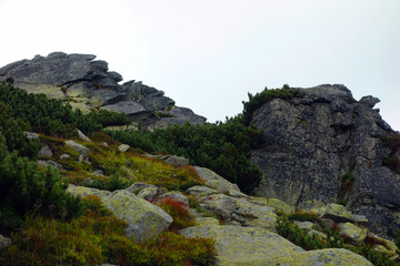 High Tatras, mountains, scenery from Solisko