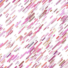 Geometrical random diagonal stripe background pattern - vector illustration from pink rounded stripes with shadow effects