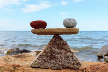 Scales on the coast