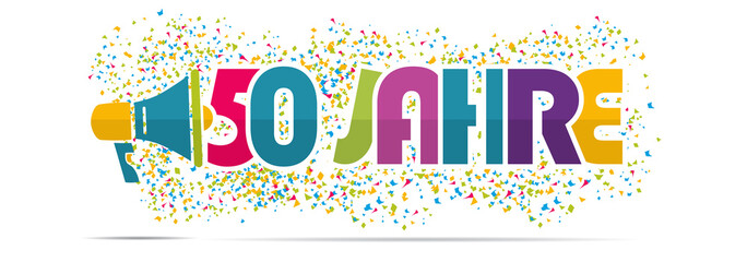 m&eacute;gaphone mot : 50 jahre