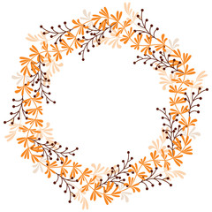 Autumn & Halloween wreath