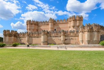 Fototapeta premium Coca Castle, Segovia Province, Spain