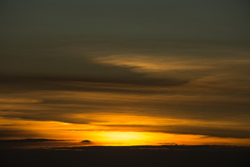 Sunset at the sea