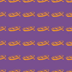 Sea transport vector illustration on a seamless pattern background