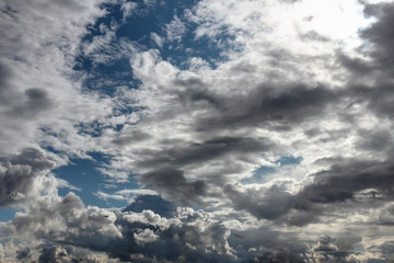 Beau ciel avec nuages