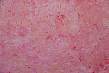 Red wall with plaster pattern background