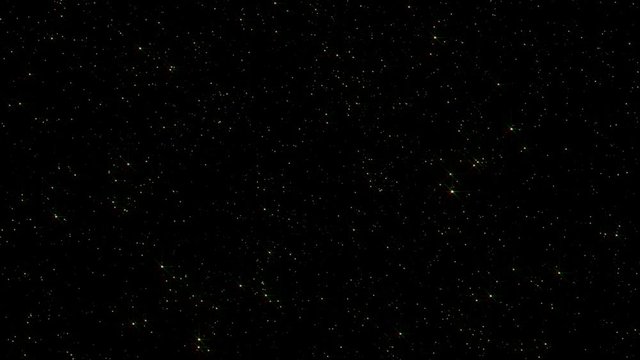 Stars flickering loop.PNG alpha channel.Good pattern for cosmic sky or New year night sky.Glowing stars background.