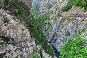 Beautiful mountain landscape with river