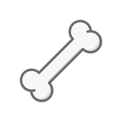 Dog bone. Vector icon.