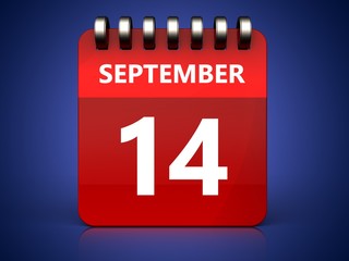 3d 14 september calendar