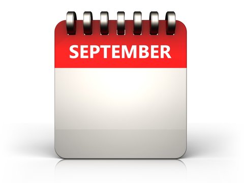 3d  september calendar