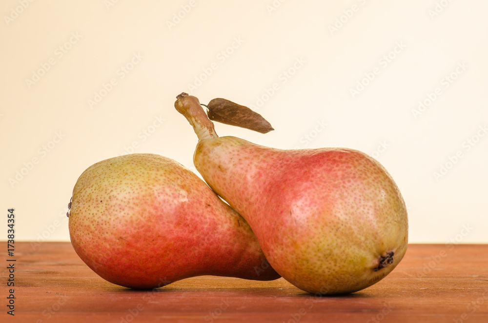 Wall mural two pears