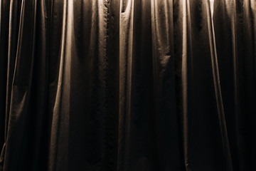 Velvet curtain texture background. Abstract textile pattern