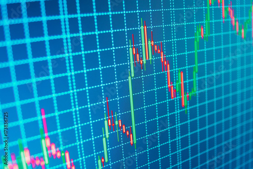 Analysing Stock Market Data On A Monitor Online Forex Data Market - 