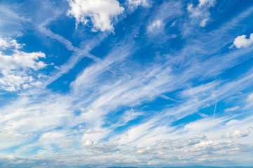Fototapeta premium Blue sky and white clouds