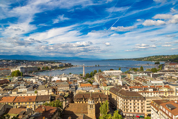 Panoramic view of Geneva