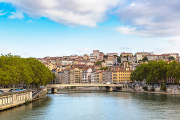 Cityscape of Lyon, France