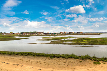 Oyster village in Arcachon Bay
