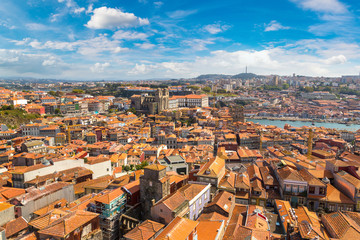 Fototapeta na wymiar Panoramic view of Porto