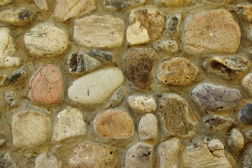 a stone wall 