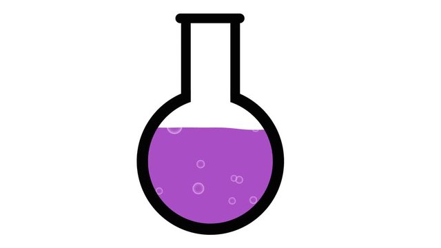magic science potion graphic purple bubbles