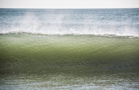View of wave in ocean