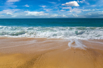 Nazare coast , Portugal