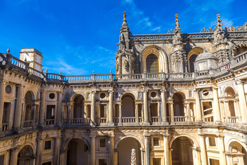 Obraz premium Medieval Templar castle in Tomar