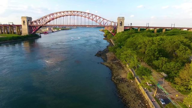 Hell Gate Bridge 02 - Aerial