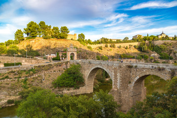 Obraz premium Cityscape of Toledo, Spain