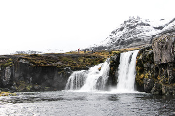 Obraz premium Kirkjufellsfoss Waterfall
