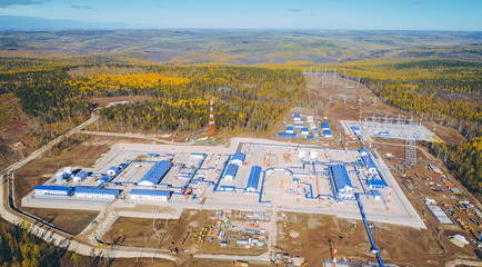 oil pipeline station