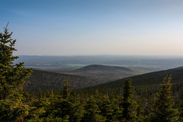 view of the landscape from top of a mountain