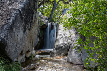 Monsoon rain swells Madera Canyon Falls in the Santa Rita Mountains near Tucson, Arizona. © Dennis