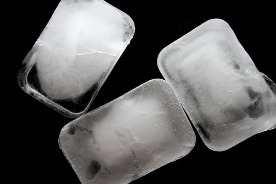Ice Block / Ice is water frozen into a solid state. Depending on the presence of impurities. it can appear transparent or a more or less opaque bluish-white color.