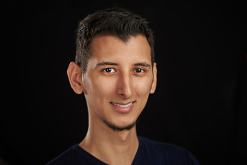 Obraz premium Portrait of smiling young man