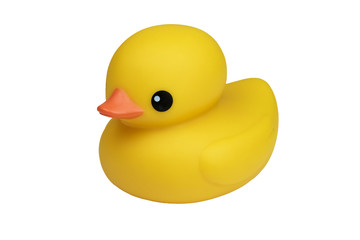 A bathroom duck