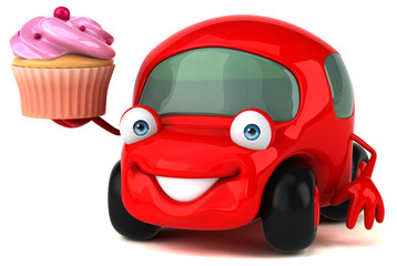 Fun car - 3D Illustration