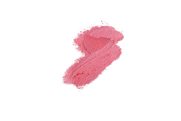 Pink lipstick, texture