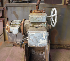 rusty industrial scenery