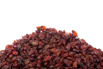 raisins isolated on white background