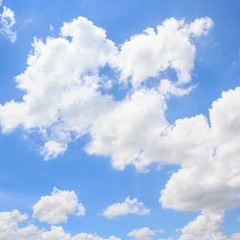 Fototapeta premium Blue sky with cloud background