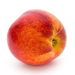Peach. Fruit with isolated on white background.