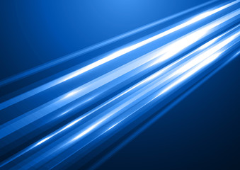 Bright abstract futuristic speed light from the sky background