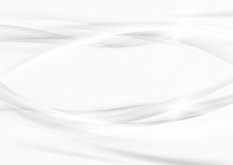 Fototapeta premium Grey graphic beautiful elegant swoosh lines modern background