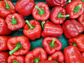 red pepper in the market