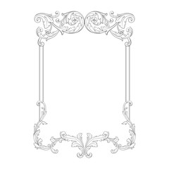 Classical baroque vector