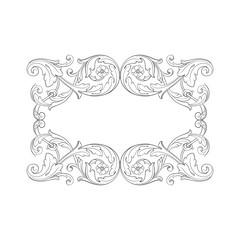 Classical baroque vector