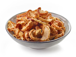 bowl of dried apple