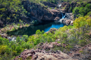 View from above at Bernang Lookout, Edith Falls, Katherine, Australia.